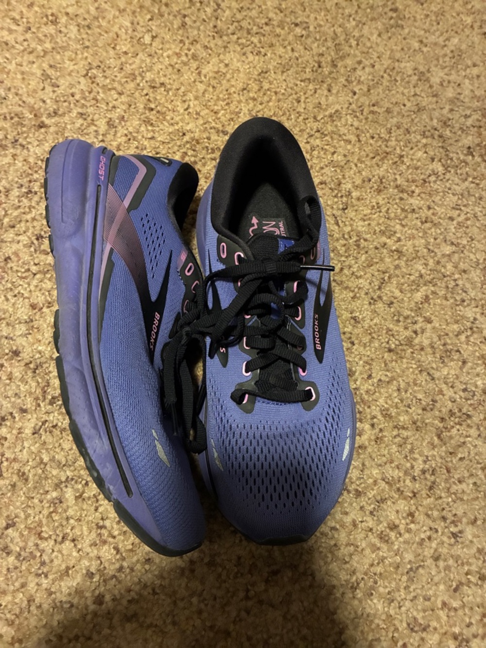 Brooks Ghost 15 Women Running Shoes - Purple 8.5  DNA LOFT V 2 Cushion Neutral
